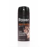 Raxen Erkek Deodorant Spreyi - Swiss Chocolate Serisi - 150ml - Etkili Ter Kokusu Önleyici - Alüminyumsuz ve Leke Bırakmayan Formül - Gün Boyu Ferahlık Veren Erkek Vücut Spreyi