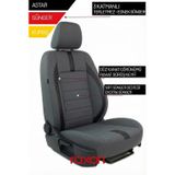 Raxon Chery Tiggo 8 Pro Neptune Series 2+1 Uyumlu Tay Tüyü Oto Koltuk Kılıfı - Premium Şık ve Konforlu Tasarım
