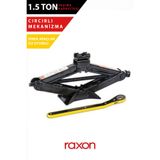 Raxon Cırcırlı Kriko 1.5 Ton Hidrolik Araç Krikosu Güçlü ve Dayanıklı