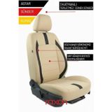 Raxon Fiat Palio Neptune Series 2+1 Uyumlu Tay Tüyü Oto Koltuk Kılıfı - Premium Şık ve Konforlu Tasarım