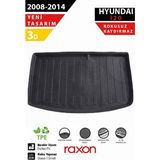 Raxon Hyundai I20 2008-2014 Bagaj Havuzu – 3D Özel Kalıp | Su Geçirmez, Kaymaz, Tam Uyum - Siyah