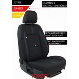 Raxon Kia Ceed Neptune Series 2+1 Uyumlu Tay Tüyü Oto Koltuk Kılıfı - Premium Şık ve Konforlu Tasarım