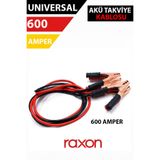 Raxon Profesyonel Akü Takviye Kablosu 600 Amp 2,3 Mt.– Tüm Araçlara Uyumlu