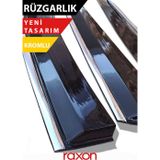 Raxon Renault Clio 5 2020+ Kromlu Cam Rüzgarlığı 4'lü Paket