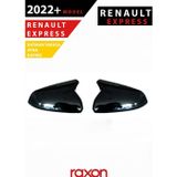 Raxon Renault Express 2022+ Batman & Yarasa Ayna Kapağı – Parlak Piano Black Sport
