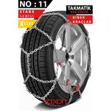 Raxon Starx Serisi x Tipi Kar Zinciri No:11 | Çelik | Ölçü Tablosuna Uyumlu & Güçlü Yol Tutuşu