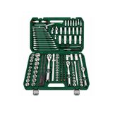 RAXTOR Ultra Güçlü 1/4 Ultra Güçlü Cırcırlı 216 Parça Lokma Anahtar Takımı Oto Tamirci Full Tam