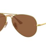 Ray-Ban 0RB 3689 906447 55 Altın Unisex Güneş Gözlüğü