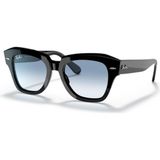 Ray-Ban 0RB2186 901/3F 49 Kadın Güneş Gözlüğü Siyah Çerçeve ile Mavi Degrade Cam Tasarım