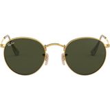 Ray-Ban 0RB3447 001 50 Unisex Güneş Gözlüğü Altın Çerçeve Yeşil Cam Antirefle Özelliği ile