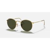 Ray-Ban 0RB3447 001 50 Unisex Güneş Gözlüğü Altın Çerçeve Yeşil Cam Antirefle Özelliği ile