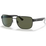 RAY-BAN 0RB3530 58 Güneş Gözlüğü Erkekler İçin UV 400 Koruma ve Metal Çerçeve Özellikli