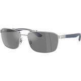 Ray-Ban 0RB3737 003/6G 60 Gümüş Unisex Güneş Gözlüğü