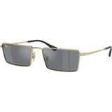 Ray-Ban 0RB3741 003/80 56 Unisex Güneş Gözlüğü UV 400 Koruma ile Desenli Asetat-Metal Çerçeve