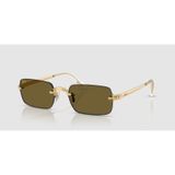 Ray-ban 0rb3928 001/73 54 Unisex Güneş Gözlüğü Altın - Beyaz