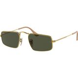 Ray-Ban 0RB3957 919631 49 Unisex Güneş Gözlüğü Altın Çerçeve ve Yeşil Cam ile UV Filtreli