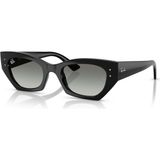 RAY-BAN 0RB4430 667711 52 Kadın Güneş Gözlüğü Siyah Geometrik Çerçeve ile Şık Tasarım