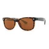 Ray Ban 0RJ JUNIOR NEW WAYFARER 152/3 47 Unisex Çocuk Güneş Gözlüğü, Kahverengi