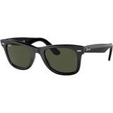 Ray-Ban 2140 135831 50 Unisex Güneş Gözlüğü Retro Stil Asetat Çerçeve ile UV 400 Koruma - Siyah