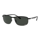 Ray-Ban 3671Ch 186/K8 Polarize Siyah Güneş Gözlüğü