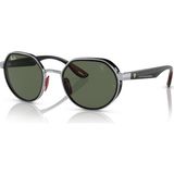 Ray-Ban 3703M-51 F007/71 Güneş Gözlüğü Unisex Kemik Çerçeve ile Gri Renk UV 400 Filtreli