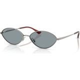 Ray-Ban 3757 004/2V 56 Kadın Güneş Gözlüğü Metalik Çerçeve ile UV 400 Koruma Sağlar - Gümüş