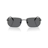 Ray-Ban 3768 002/81 56 Kadın Güneş Gözlüğü Polarize ve UV Koruma Özellikli Metal Çerçeve - Siyah