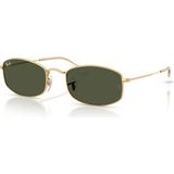Ray-Ban 3832 001/31 55 Unisex Güneş Gözlüğü Açık Yeşil Cam ve Altın Renkli Metal Çerçeve