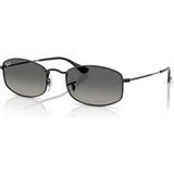 Ray-Ban 3832 002/71 55 Güneş Gözlüğü Metal Çerçeve Füme Renkli Organik Cam ile Günlük Kullanım - Siyah