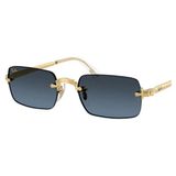 Ray-Ban 3928-54 001/S2 Kadın Güneş Gözlüğü Çerçevesiz Metal Altın Renk UV Filtreli