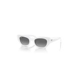 Ray-Ban 4430 675911 49 Beyaz Kadın Güneş Gözlüğü