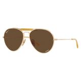 Ray-Ban 8063 9205AN Kahverengi Titanyum Polarize Güneş Gözlüğü