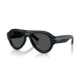Ray-Ban Aviator Puffer RB 4925 689587 52 Şeffaf Koyu Mavi-Siyah Unisex Güneş Gözlüğü