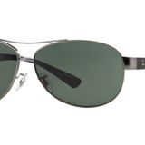 Ray-Ban Aviator Wrap Güneş Gözlüğü Tunç Kristal Yeşil RB3386 004/71 63, 004/71, 63