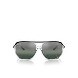 Ray-Ban Bill One RB2205 Oval Siyah Unisex Polarize Güneş Gözlüğü