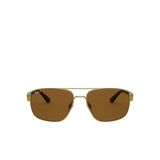 Ray-Ban Blaze RB3663 Geometrik Altın Polarize Erkek Güneş Gözlüğü