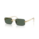 Ray-Ban By Asap Rocky RB 3928 001/71 54 Gold-Dark Green Polarize Güneş Gözlüğü
