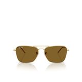 Ray-Ban Caravan Reverse RBR0102S Köşeli Altın Unisex Polarize Güneş Gözlüğü