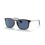 Ray-Ban Chris RB 4187 639080 54 Havana-Blue Unisex Güneş Gözlüğü