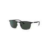 Ray-Ban Chromance RB3686 Kare Siyah Polarize Unisex Güneş Gözlüğü