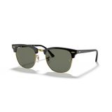 Ray-Ban Clubmaster RB 3016 901/58 51 Black/Gold-Green Polarize Unisex Güneş Gözlüğü