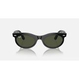 Ray-Ban Güneş Gözlüğü - Oval Siyah Propiyonat Çerçeve Yeşil Cam %100 Uv Koruma 0Rb2242