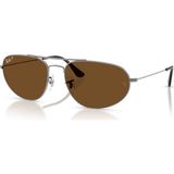 Ray-Ban Güneş Gözlüğü - Polarize RB3945 62 004/57 - Metalik Gri