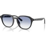 Ray-Ban Güneş Gözlüğü RB4459D Oval Çerçeve Siyah Mavi 54 623019 - Siyah - Mavi