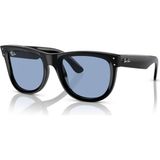 Ray-Ban Güneş Gözlüğü RBR0502S Unisex Siyah Çerçeve Mavi Cam UV400 Koruma Özelliği 50 667772
