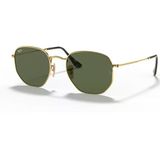 Ray-Ban Hexagonal 3548N 001 51 Gold-Green Güneş Gözlüğü