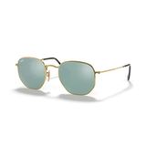 Ray-Ban Hexagonal 3548N 001/30 Gold-Silver Güneş Gözlüğü