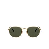 Ray-Ban Hexagonal RB3548N Kare Altın Erkek Güneş Gözlüğü