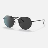 Ray-Ban Jack RB 3565 002/48 53 Siyah Unisex Güneş Gözlüğü Metal Çerçeve Polarize Lens - 53 Ekartman