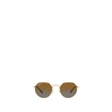 Ray-Ban Jr. Jack RJ9565S Oval Altın Unisex Çocuk Polarize Güneş Gözlüğü